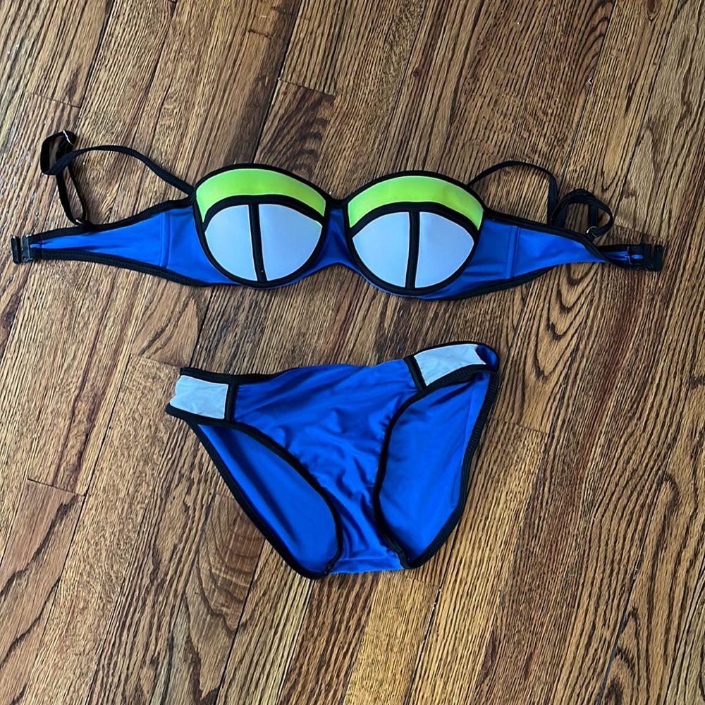 Color block bikini